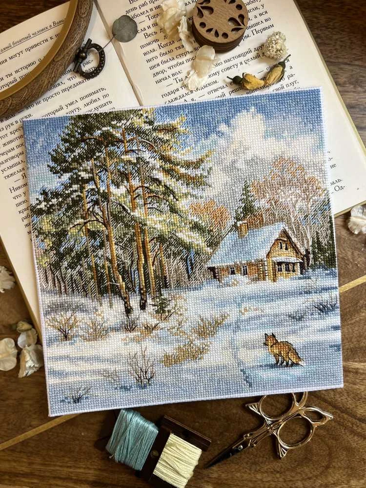Beldizart Kryželiu siuvinėjimo rinkinys "Šaltis ir saulė" 19 х 19 cm SANM-42