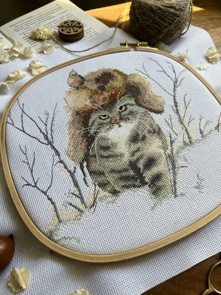 Beldizart Kryželiu siuvinėjimo rinkinys „Meistro medžioklė“ 22,5 х 19 cm SANB-29