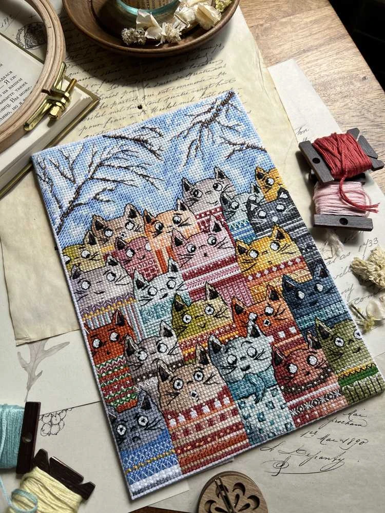 Beldizart Kryželiu siuvinėjimo rinkinys "Pavasario balsai" 15 x 21 cm SANG-11