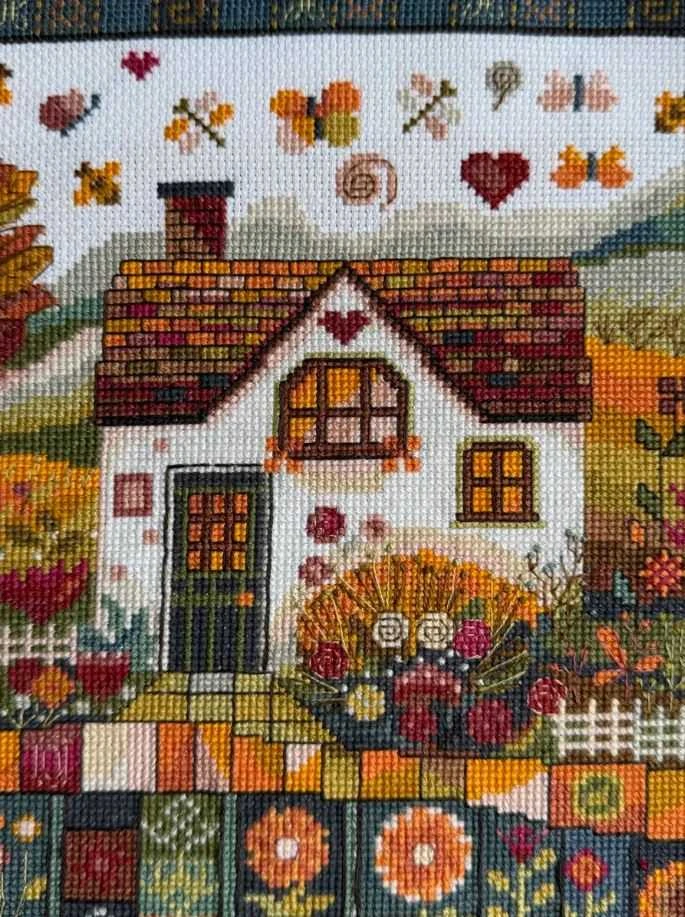 Beldizart Siuvinėjimo kryželiu rinkinys "Rudens raštai" 32 x 27 cm SANO-36