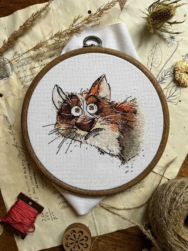 Beldizart Ristinų rinkinys "Emocijos. Nuostaba" 12 x 11,5 cm SANE-08