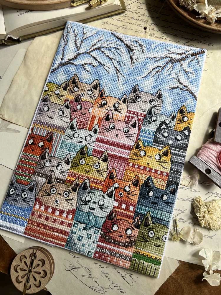 Beldizart Kryželiu siuvinėjimo rinkinys "Pavasario balsai" 15 x 21 cm SANG-11