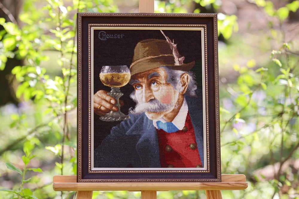 Beldizart Kryželiu siuvinėjimo rinkinys "Vyno žinovas" 31.5x41 cm S/MK114