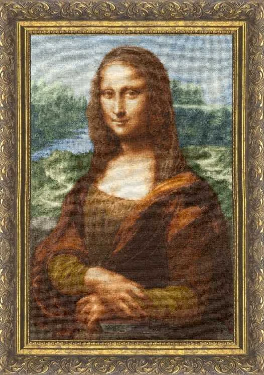 Beldizart Siuvinėjimo kryželiu rinkinys Mona Lisa 15x22,5 cm S/KR002