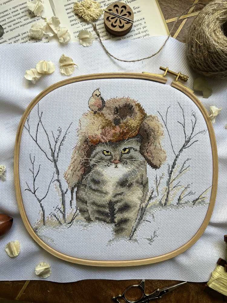Beldizart Kryželiu siuvinėjimo rinkinys „Meistro medžioklė“ 22,5 х 19 cm SANB-29