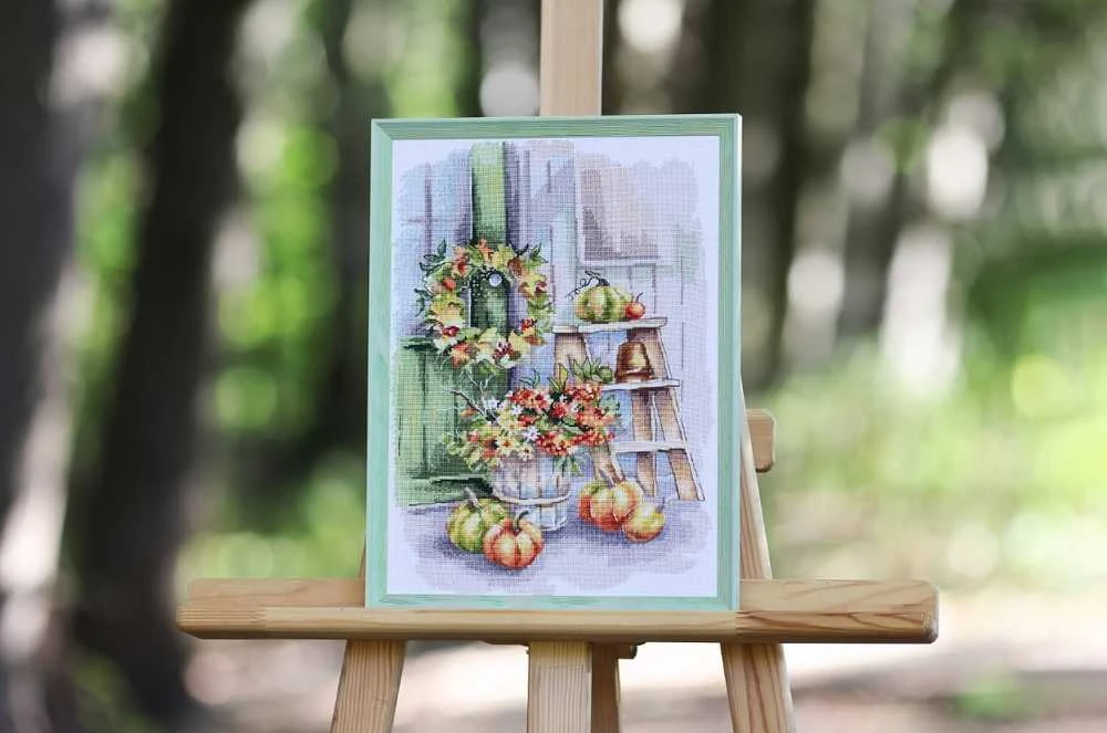 Beldizart Siuvinėjimo kryželiu rinkinys "Prie verandos" 24x33 cm S/MD020