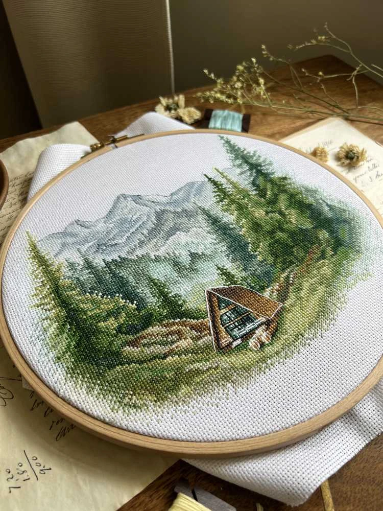 Beldizart Kryželiu siuvinėjimo rinkinys "Vienas su gamta" 23 x 19 cm SANN-38