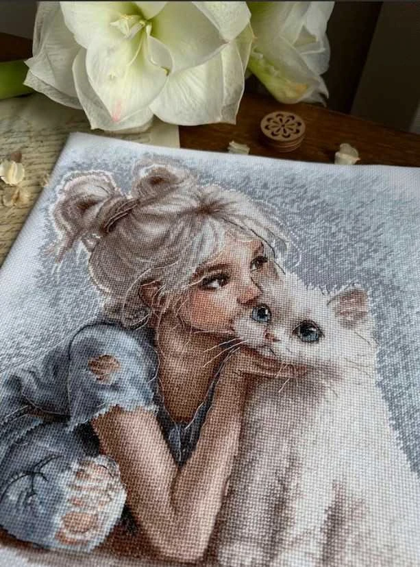 Beldizart Siuvinėjimo kryželiu rinkinys "Draugas" 28 x 27 cm SAND-48