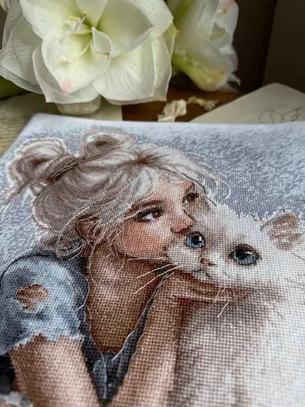 Beldizart Siuvinėjimo kryželiu rinkinys "Draugas" 28 x 27 cm SAND-48