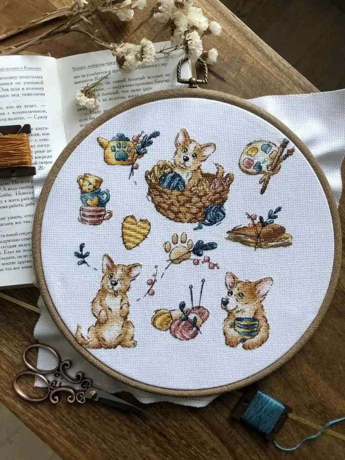 Andriana Beldizart Siuvin ėjimo rinkinys. Corgi SANS-65