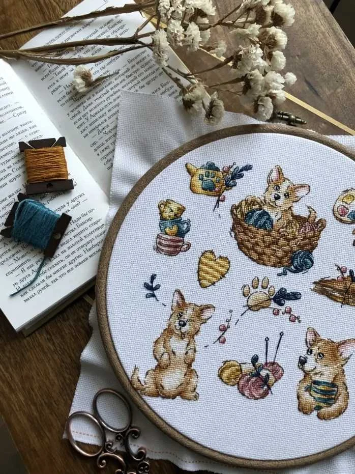 Andriana Beldizart Siuvin ėjimo rinkinys. Corgi SANS-65