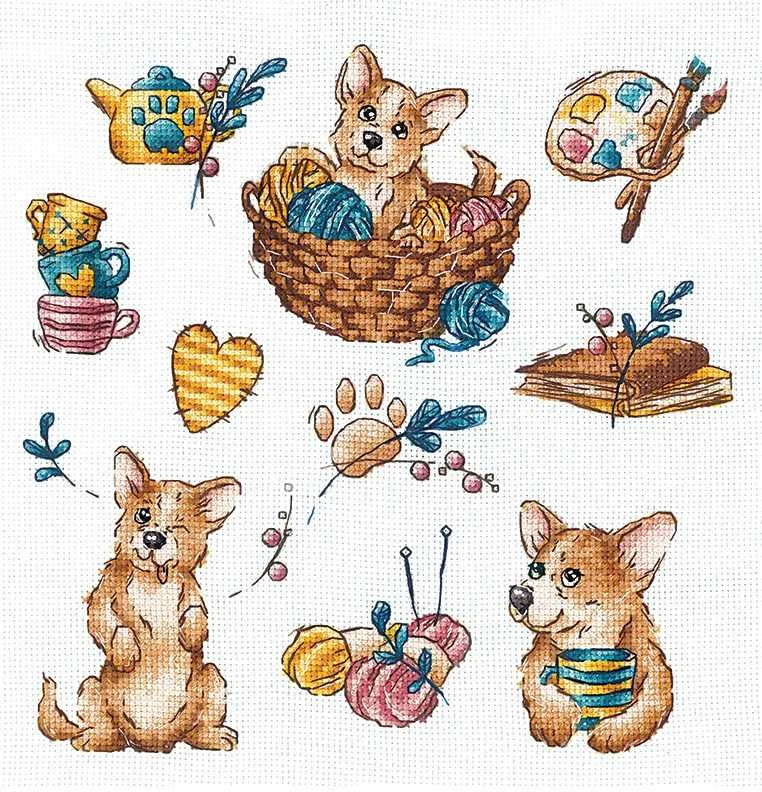 Andriana Beldizart Siuvin ėjimo rinkinys. Corgi SANS-65