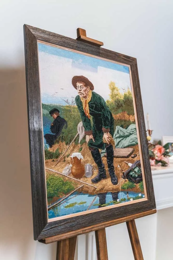 Beldizart Kryželiu siuvinėjamas rinkinys "Žvejys" 64 × 50 cm S/MK066
