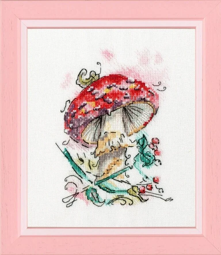 Zolotoe Runo Beldizart Kryželiu siuvinėjimo rinkinys "Amanita" 14.5 × 10.6 cm S/M011