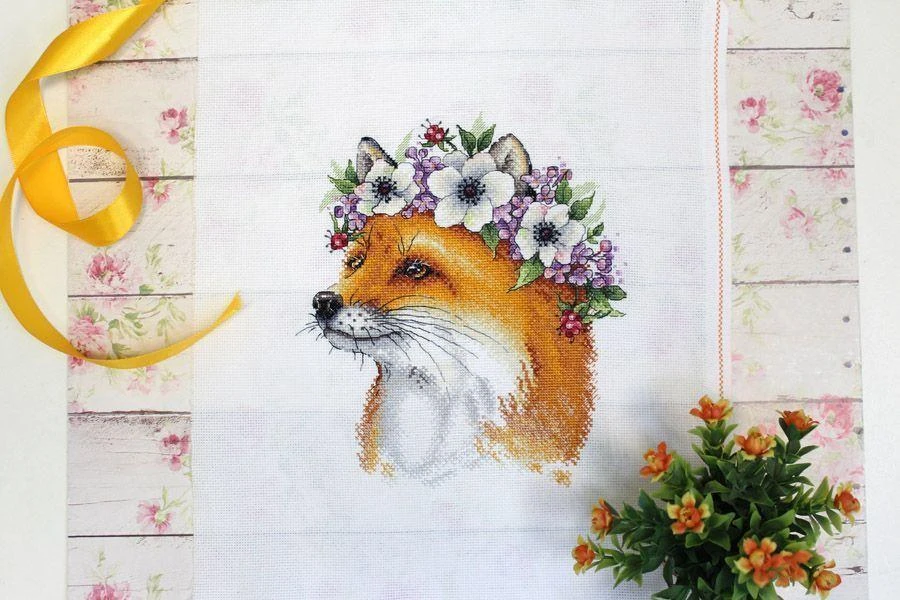 MP Studia Beldizart Kryželiu siuvinėjimo rinkinys "Fox" SNV-788