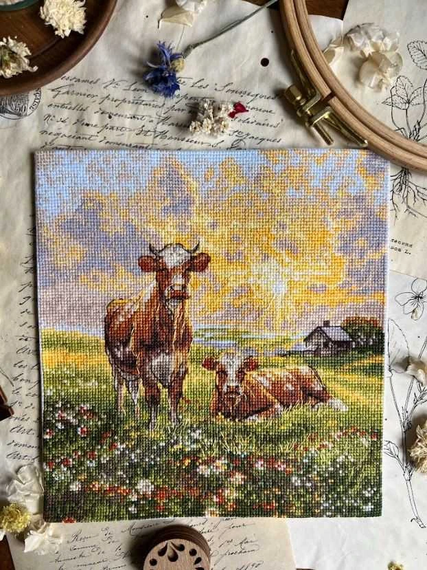 Beldizart Siuvinėjimo kryželiu rinkinys "Laukymė" 18,5 x 20 cm SANN-39
