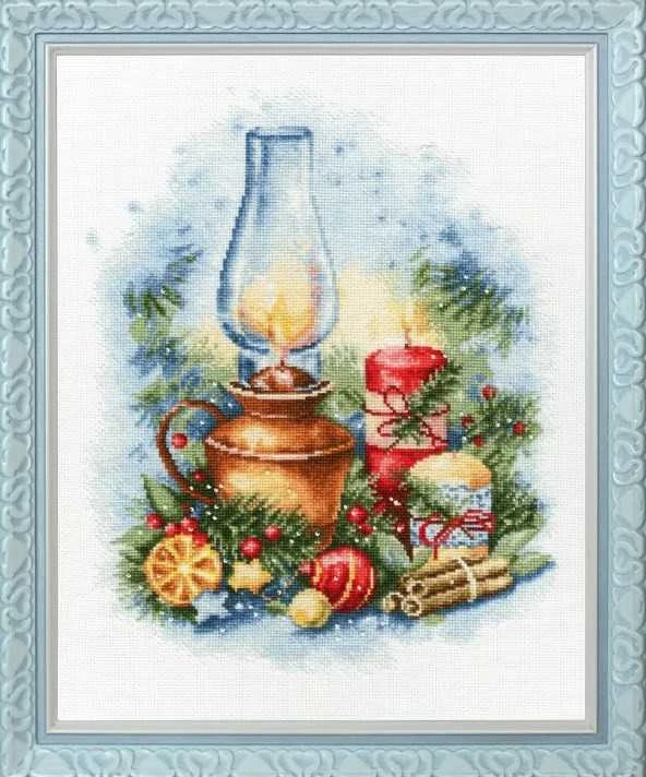 Beldizart Siuvinėjimo rinkinys "Kalėdinės lemputės" 19,5x34,5 cm S/SO018