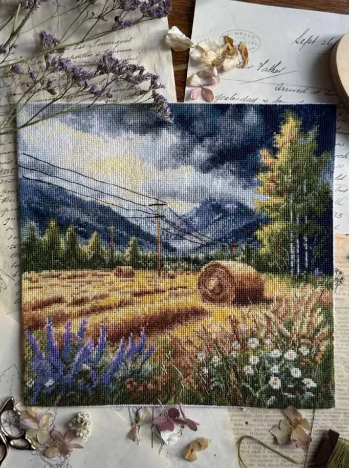 Beldizart Kryželiu siuvinėjimo rinkinys "Prieš audrą" 24,5 х 23,5 cm SANP-78