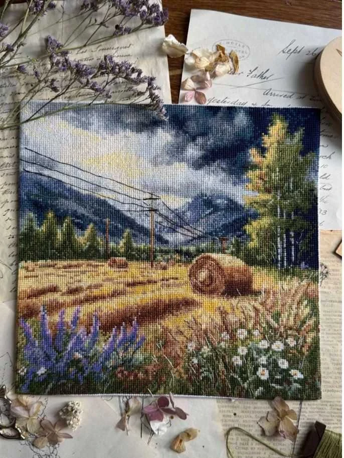 Beldizart Kryželiu siuvinėjimo rinkinys "Prieš audrą" 24,5 х 23,5 cm SANP-78