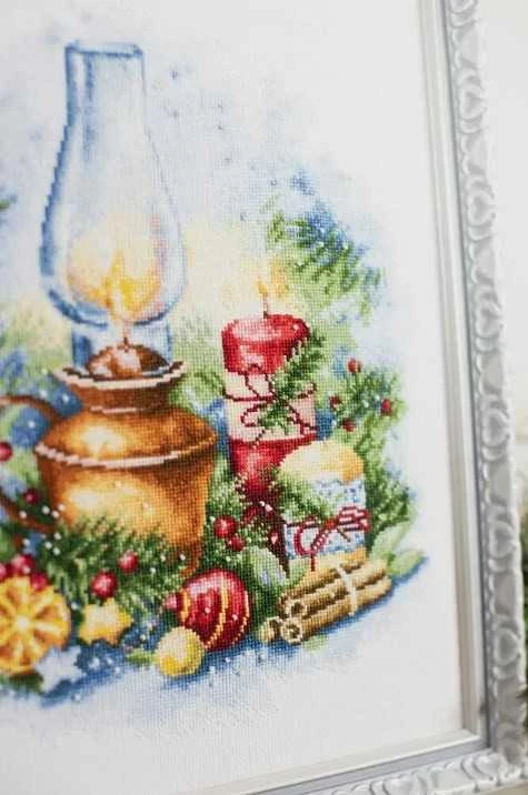 Beldizart Siuvinėjimo rinkinys "Kalėdinės lemputės" 19,5x34,5 cm S/SO018