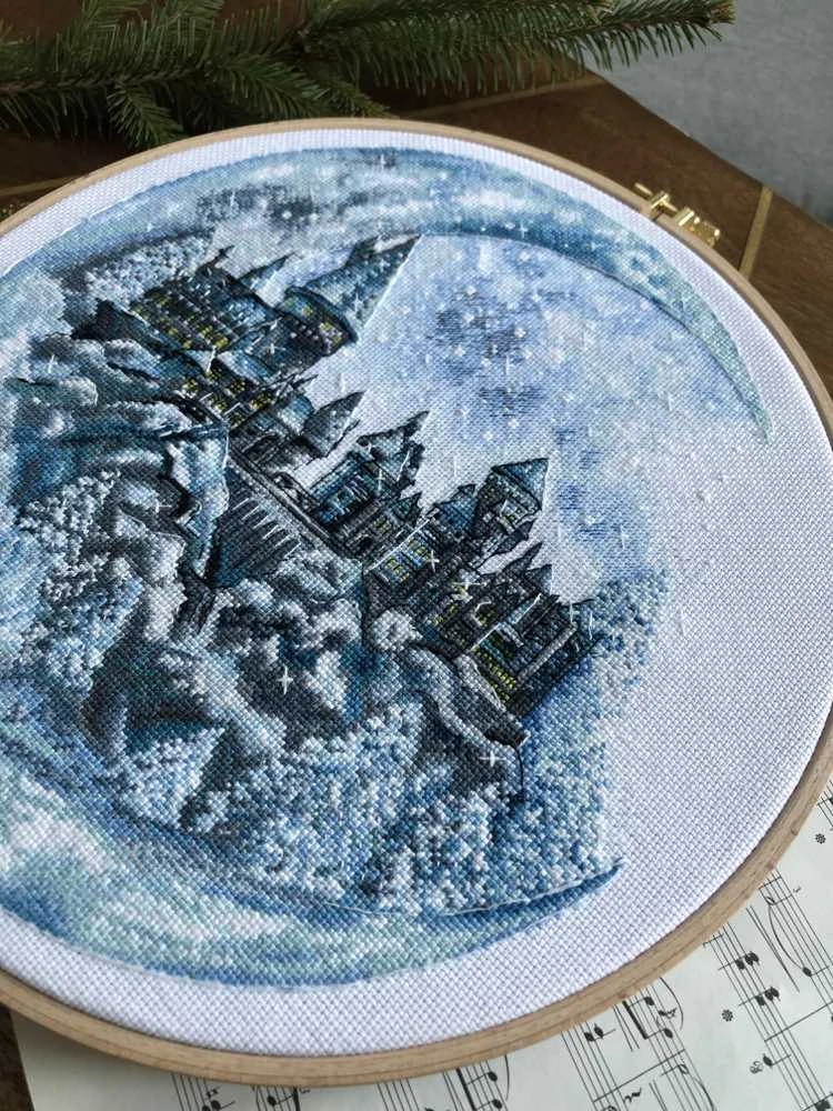 Andriana Beldizart Kryželių siuvinėjimo rinkinys "Mėnulio pilis" SANL-17