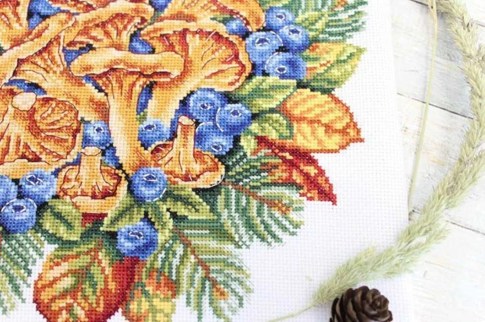 MP Studia Beldizart Kryželių siuvinėjimo rinkinys "Forest Treasures" SNV-772