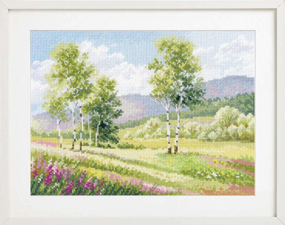Alisa Beldizart Kryželio siuvinėjimo rinkinys "Gimtosios erdvės. Beržai" S3-35