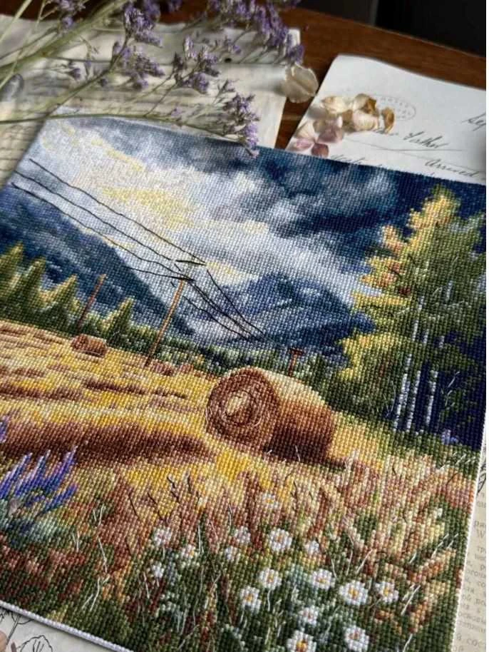 Beldizart Kryželiu siuvinėjimo rinkinys "Prieš audrą" 24,5 х 23,5 cm SANP-78