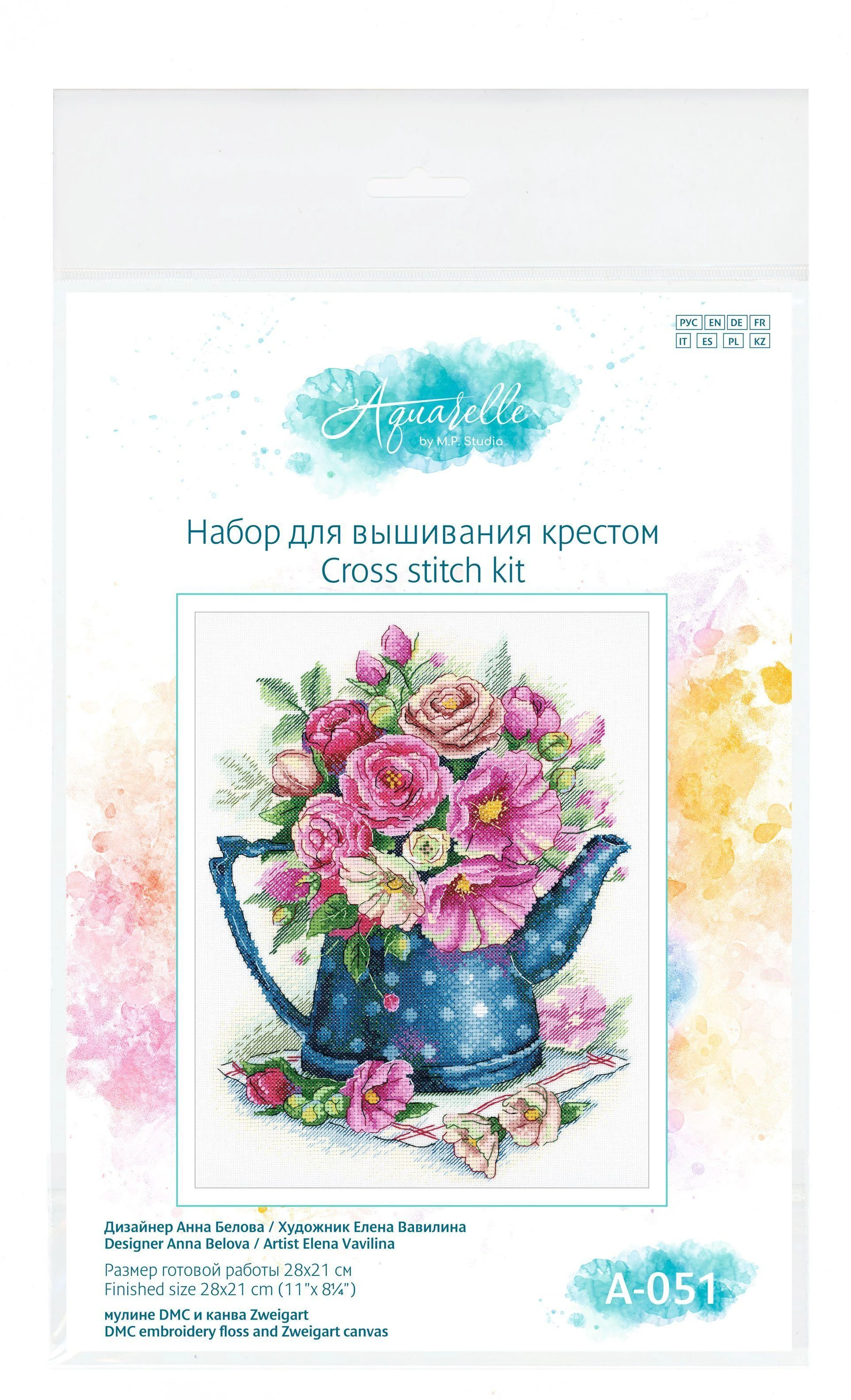 MP Studia Beldizart Kryželio siuvinėjimo rinkinys "Malva" SA-051