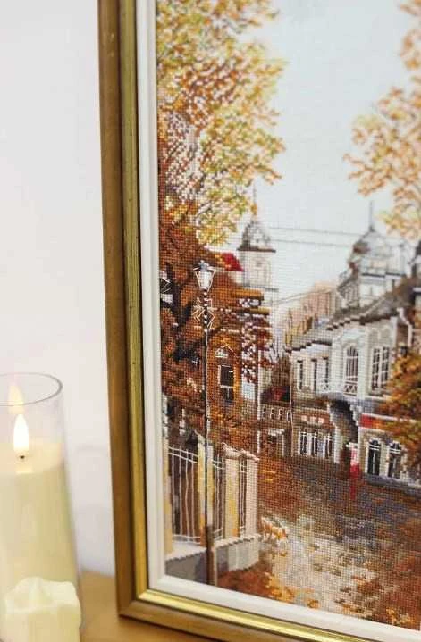 Beldizart Skaičiuojamas kryželiu siuvinėjimo rinkinys „Centrinė gatvė“ 14.8x40.8 cm S/GM055