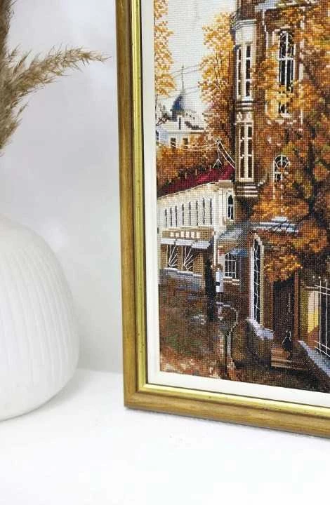 Beldizart Skaičiuotos kryžiuko siuvinėjimo rinkinys "Rytinė gatvė" 14.8x40.8 cm S/GM056