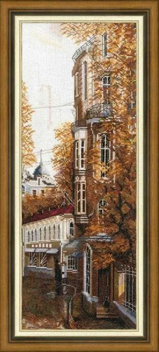 Beldizart Skaičiuotos kryžiuko siuvinėjimo rinkinys "Rytinė gatvė" 14.8x40.8 cm S/GM056