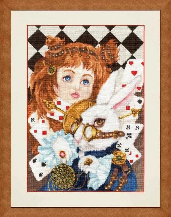 Beldizart Skaičiuotos kryžiuko siuvinėjimo rinkinys "Alice" 24x34 cm S/LS011