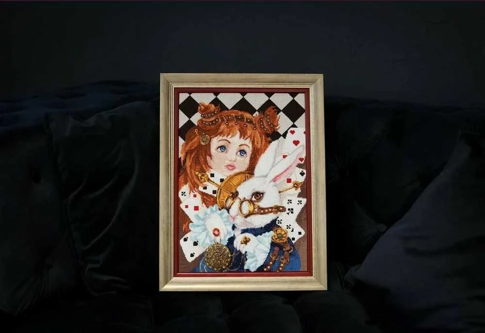 Beldizart Skaičiuotos kryžiuko siuvinėjimo rinkinys "Alice" 24x34 cm S/LS011