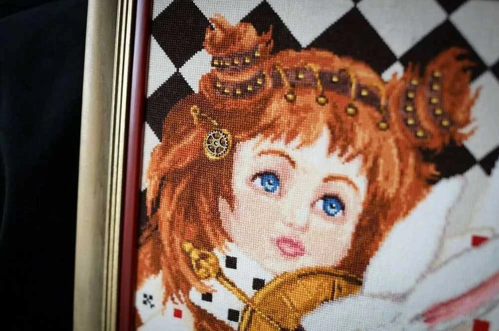 Beldizart Skaičiuotos kryžiuko siuvinėjimo rinkinys "Alice" 24x34 cm S/LS011