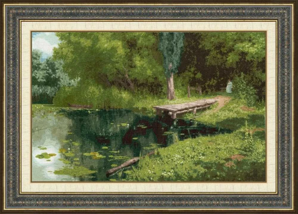 Beldizart Siuvinėjimo kryželiu rinkinys "Apaugęs tvenkinys. 1879" 69,3x44 cm S/MK086