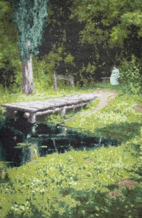Beldizart Siuvinėjimo kryželiu rinkinys "Apaugęs tvenkinys. 1879" 69,3x44 cm S/MK086