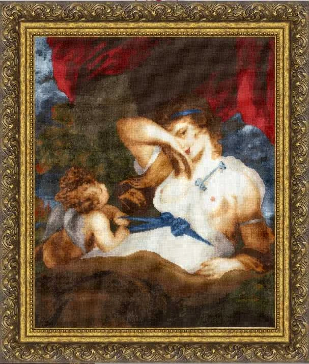 Beldizart Siuvinėjimo rinkinys Amūras atriša Veneros diržą 42x35 cm S/MK102