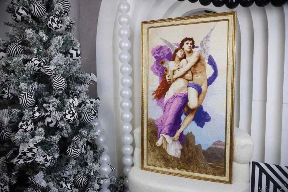 Beldizart Kryželiu siuvinėjimo rinkinys "Psichės pagrobimas" 42 x 76 cm S/MK119