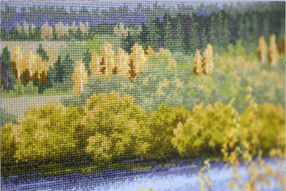 Beldizart Rankdarbių rinkinys Auksiniai krantai 36.8x36.8 cm S/VM040