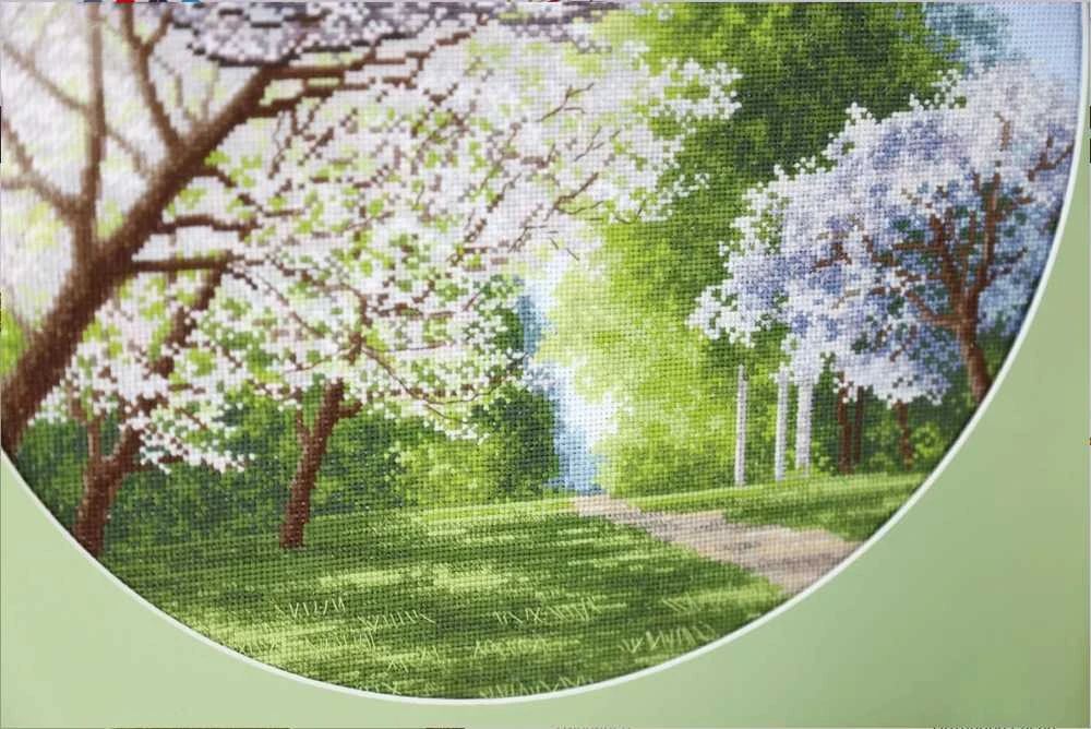Beldizart Siuvinėjimo rinkinys Pavasario spalvos 31,7x31,7 cm S/VM042
