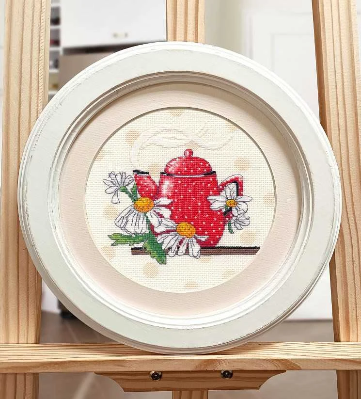 Oven Beldizart Kryželio siuvinėjimo rinkinys "Tea miniature-3" S1588