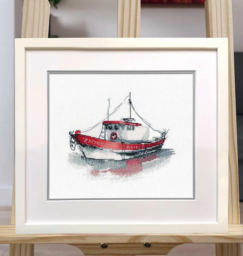 Oven Beldizart Kryželiu siuvinėjimo rinkinys „Boat-1“ S1620