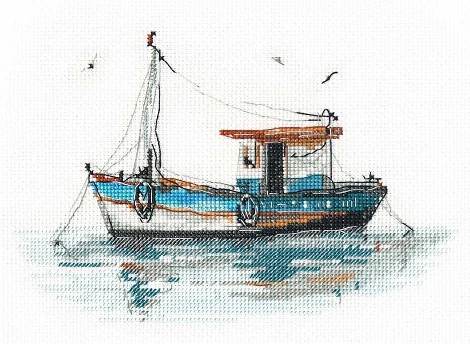Oven Beldizart Kryželiu siuvinėjimo rinkinys "Boat-2" S1621
