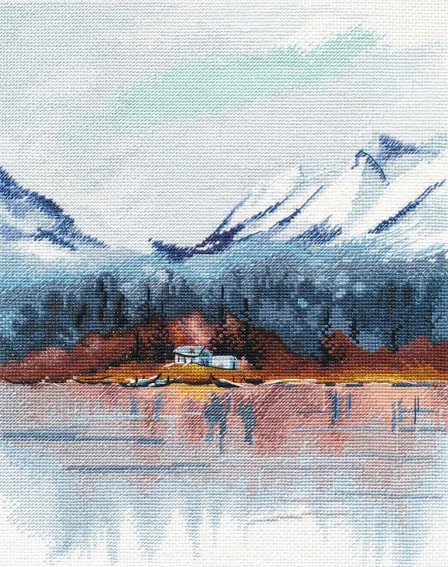 Oven Beldizart Kryželiu siuvinėjimo rinkinys „Laimė netoli“ 21x28 cm S1653