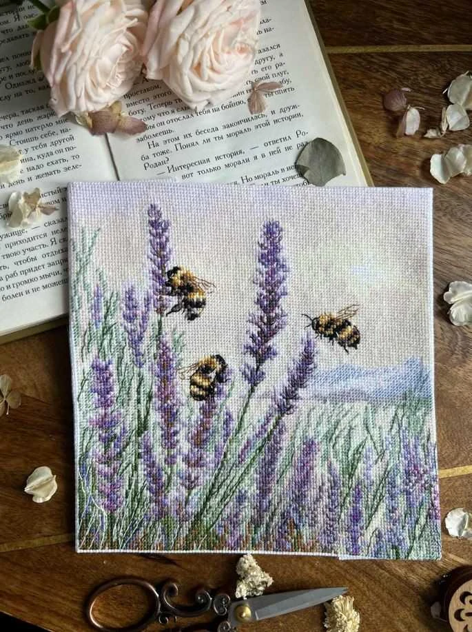 Beldizart Siuvinėjimo kryželiu rinkinys "Vasaros daina" 18,5 x 18,5 cm SANL-27