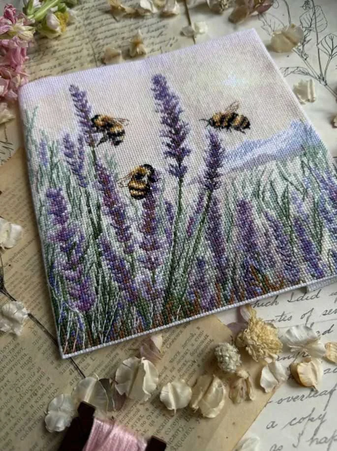 Beldizart Siuvinėjimo kryželiu rinkinys "Vasaros daina" 18,5 x 18,5 cm SANL-27