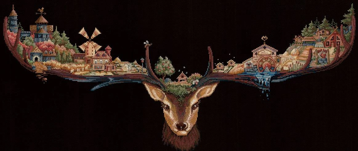 Andriana Beldizart Deer Land 74x30 cm SANO-21