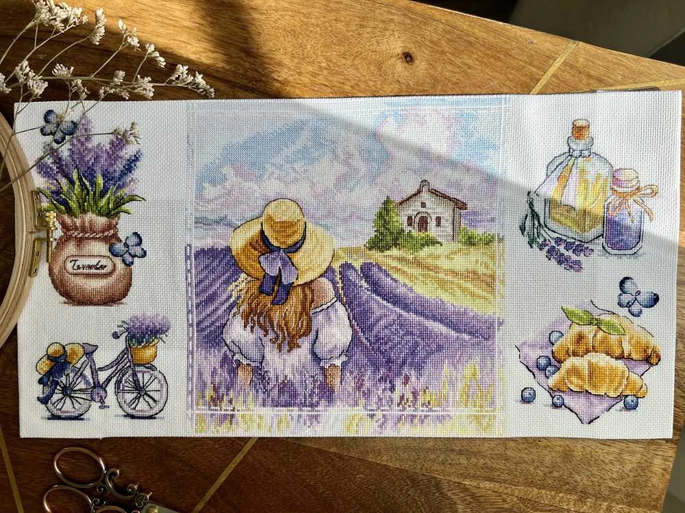Andriana Beldizart Siuvinėjimo kryželiu rinkinys "Provence charm" SANO-31