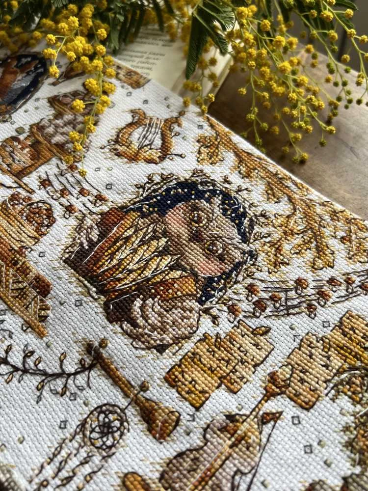 Andriana Beldizart Kryželiu siuvinėjimo rinkinys „Magijos pasaulis. Pelėda“ SANV-50